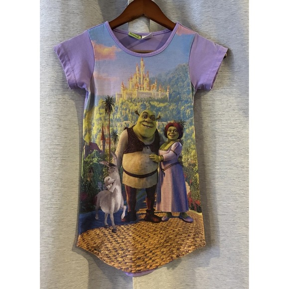 Y2K Shrek 2 Girls Nightgown Size 6